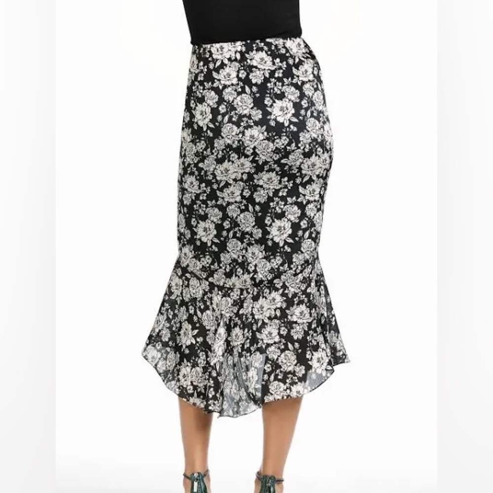 NWT Sachin + Babi Lori Black and Ivory Peony Skirt - Picture 14 of 14